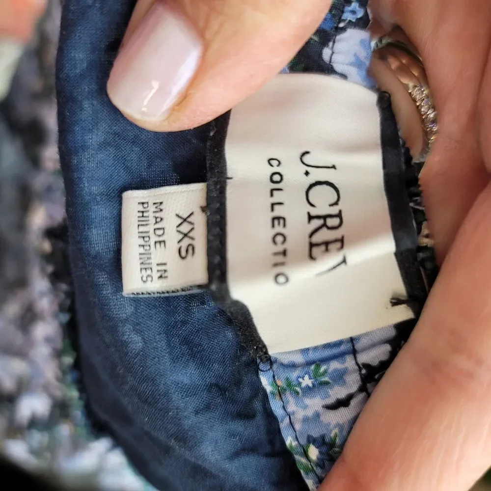 J Crew Collection Pull On Skirt In Ratti Pacific Paisley